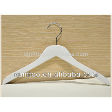 Good Quality Factory Supplier Wood Shirt Hanger White